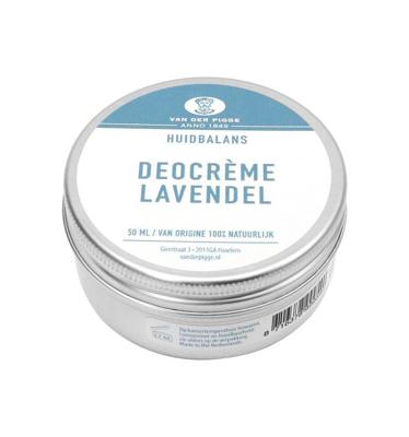 van der Pigge Huidbalans deocreme lavendel 50 Milliliter