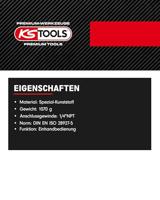 KS Tools 515.5465 10 mm haakse pneumatische boormachine - thumbnail