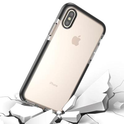 iPhone X modieus transparant schokbestendig beschermend TPU back cover Hoesje (zwart wit) iPhone X modieus transparant schokbestendig beschermend TPU back cover Hoesje (zwart wit)