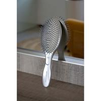 Olivia Garden Oval Nylon Bristle Silver - thumbnail