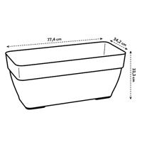 Elho vibia campana terrace trough 80 antraciet - thumbnail