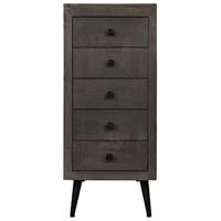 vidaXL Dressoir 40x40x91 cm massief mangohout - thumbnail