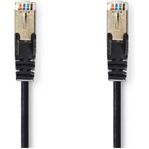 Nedis ccgp85121bk025 cat5e sf/utp-netwerkkabel rj45 male - rj45 male 0,25 m zwart