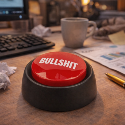 Bullshit knop