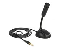 DeLOCK condensator microfoon (zwart) - thumbnail