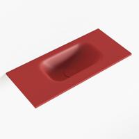 MONDIAZ EDEN Fire solid surface inleg wastafel voor toiletmeubel 50cm. Positie wasbak rechts - thumbnail
