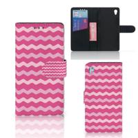 Sony Xperia Z3 | Telefoon Hoesje | Waves Pink - thumbnail