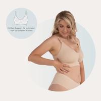 Naadloze borstvoedings- & zwangerschapsbeha GelWire® CARRIWELL zwart - thumbnail