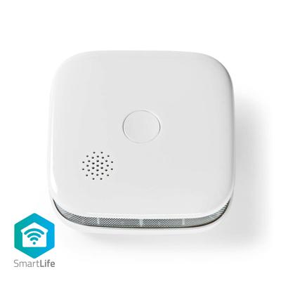 SmartLife Rookmelder | Wi-Fi | Batterij Gevoed | Levenscyclus sensor: 10 Jaar | EN 14604 | Max. batterijduur: 24 Maanden | Android / IOS | 85 dB | Wit