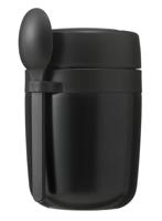 HEMA Soep- En Voedselbeker 400ml Rvs Zwart (zwart) - thumbnail