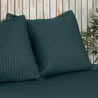 Dommelin Dommelin Sierkussenhoes Chicago Satijn 300TC Antiekgroen 60x70 cm - thumbnail