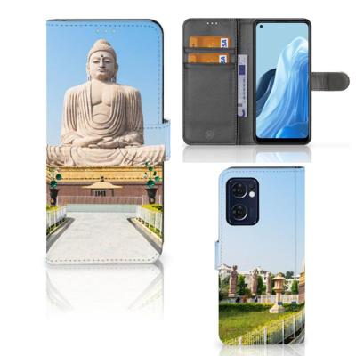 OPPO Find X5 Lite | Reno 7 5G | Flip Cover | Boeddha | Portemonnee hoesje OPPO Find X5 Lite | Reno 7 5G | Flip Cover | Boeddha | Portemonnee hoesje