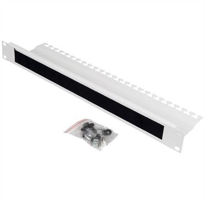 ROLINE 19-inch kabeldoorvoer, met borstelstrook 1U grijs ROLINE 19-inch kabeldoorvoer, met borstelstrook 1U grijs