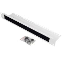 ROLINE 19-inch kabeldoorvoer, met borstelstrook 1U grijs - thumbnail