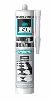 Bison Natuursteenkit Transgrijs Koker | 310 ml - 6315780