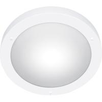 LED Badkamer Plafondlamp Rond Ø310mm - Spatwaterdicht IP44 - Mat Wit Aluminium - E27 Fitting - thumbnail