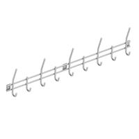 Intersteel Garderobe 9 haken - RVS - thumbnail