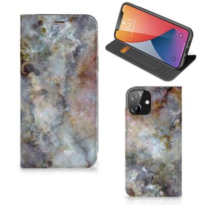 iPhone 12 | iPhone 12 Pro | Standcase | Marmer Grijs