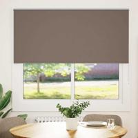 VidaXL Rolgordijn verduisterend koffie 150x130 cm stofbreedte 146,6 cm - thumbnail