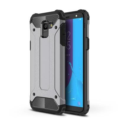 Full-Body robuuste TPU + PC combinatie Case voor Galaxy J6 2018 (EU versie) (grijs) Full-Body robuuste TPU + PC combinatie Case voor Galaxy J6 2018 (EU versie) (grijs)