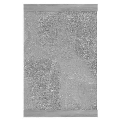 Wandschappen kubus 4 st 60x15x23 cm spaanplaat betongrijs Wandschappen kubus 4 st 60x15x23 cm spaanplaat betongrijs