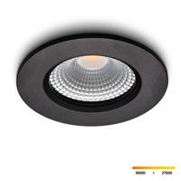 LED-inbouwspot Udis zwart dimbaar IP65 - thumbnail