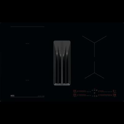AEG Kookplaat met afzuiging - 6000 ComboHob met brugfunctie 80 cm NCH84B03CB