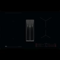 AEG Kookplaat met afzuiging - 6000 ComboHob met brugfunctie 80 cm NCH84B03CB - thumbnail