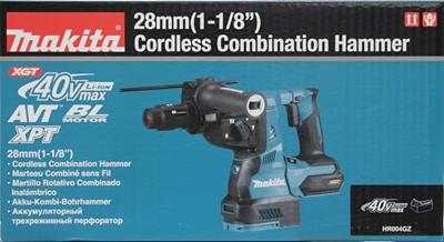 Makita SDS-Plus-Accu-combihamer 40 V Li-ion Zonder accu