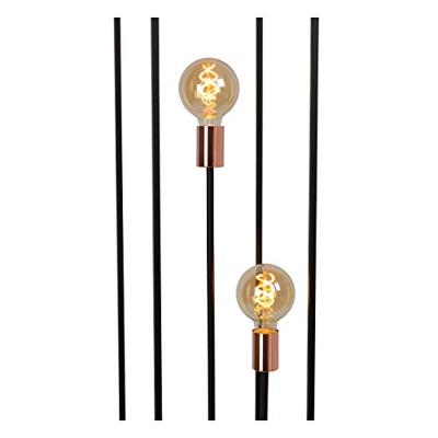 Lucide ARTHUR - Vloerlamp - 3xE27 - Zwart