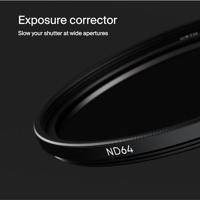 Urth 77mm ND64 (6 Stop) Lens Filter (Plus+) - thumbnail