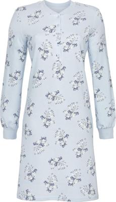 Warm blauw katoenen nachthemd Warm blauw katoenen nachthemd