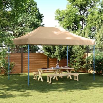 VidaXL Partytent inklapbaar pop-up 440x292x315 cm beige