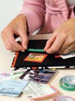 Lettertang dymo junior embossing blauw - thumbnail