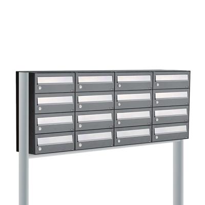 Allux Hive Set 4-Breed, 4-Hoog Met Dak Op Statief Antraciet - 40030065_4x4ds Allux Hive Set 4-Breed, 4-Hoog Met Dak Op Statief Antraciet - 40030065_4x4ds