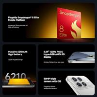 Smartphone Poco F8 Pro 5G 12 GB RAM 256 GB - thumbnail