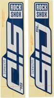 ROCKSHOX decor set decal set rs glossy white for blue sliders - thumbnail