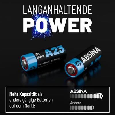 Absina Speciale batterij 23A Alkaline 12 V 55 8 stuk(s)