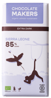 Chocolatemakers Little bee eater 85% puur bio 80 Gram - thumbnail
