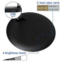 Maul MAULpirro 8202690 LED-bureaulamp met klemvoet LED Energielabel: E (A - G) Zwart - thumbnail