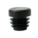 Steco Inslagdoppen voordrager voor transportfiets ø16mm - zwart - thumbnail