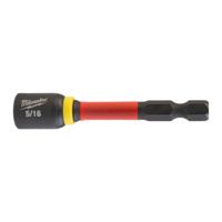 Milwaukee nut driver mag shw 5/16" x 65 mm - 1 pc dop shockwave™ magnetisch hex 1/4 5/6" x 65mm - 4932492438 - thumbnail