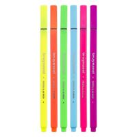 Bruynzeel fineliner set neon 6 kleuren - thumbnail
