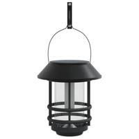 Wandlantaarns voor buiten 2 st solar flikkerende vlam warmwit - thumbnail