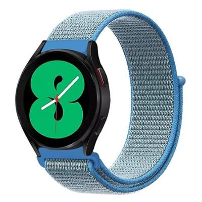 Garmin Forerunner 570 (42mm) / 55 / 245 / 645 - Sport Loop nylon bandje - Blauw Garmin Forerunner 570 (42mm) / 55 / 245 / 645 - Sport Loop nylon bandje - Blauw