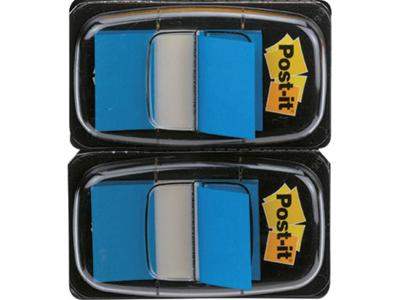 Indextabs post-it 680 25.4x43.2mm duopack blauw