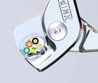 Knipex Kabelschaar | lengte 160 mm | hoofd verchroomd VDE | meercomponenten mantels vorm 1 | 1 stuk - 95 16 160 - thumbnail