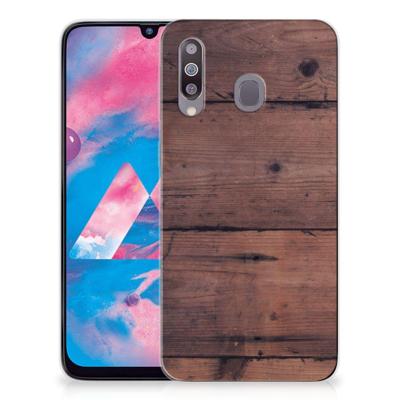 Samsung Galaxy M30 | Bumper Hoesje | Old Wood