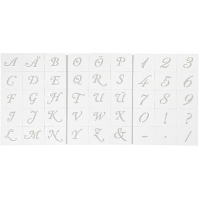 Creativ Company Letters en cijfers sjabloon