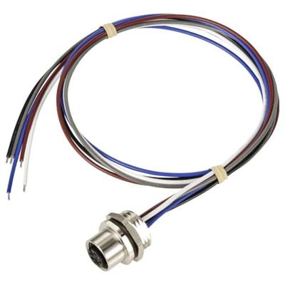 TRU COMPONENTS TC-12833044 Sensor/actuator inbouwbus M12 Aantal polen (sensoren): 5 Bus, inbouw 0.5 m 1 stuk(s)